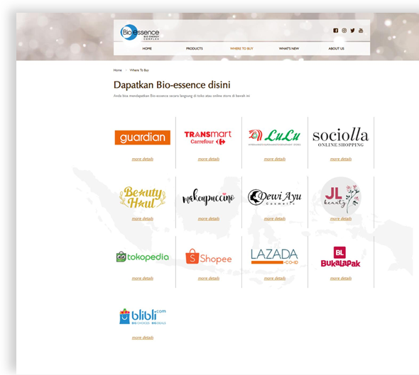 Bioessence Store Locator